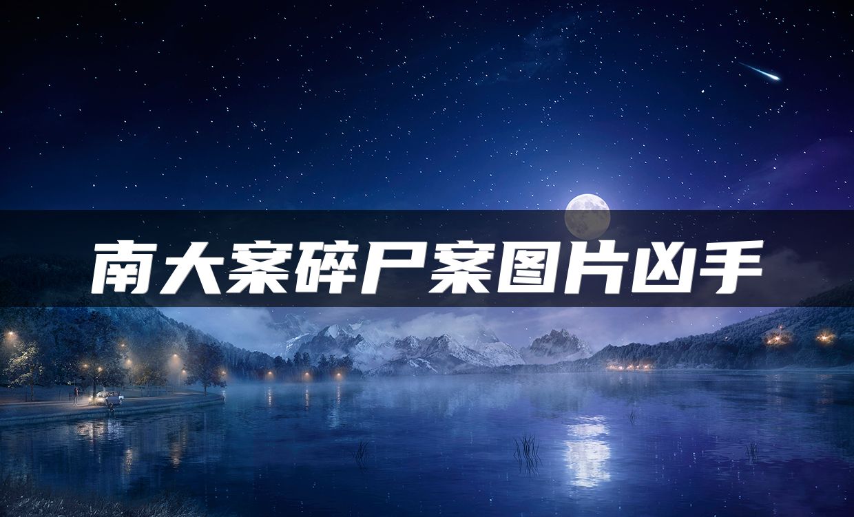 南大案碎尸案图片凶手